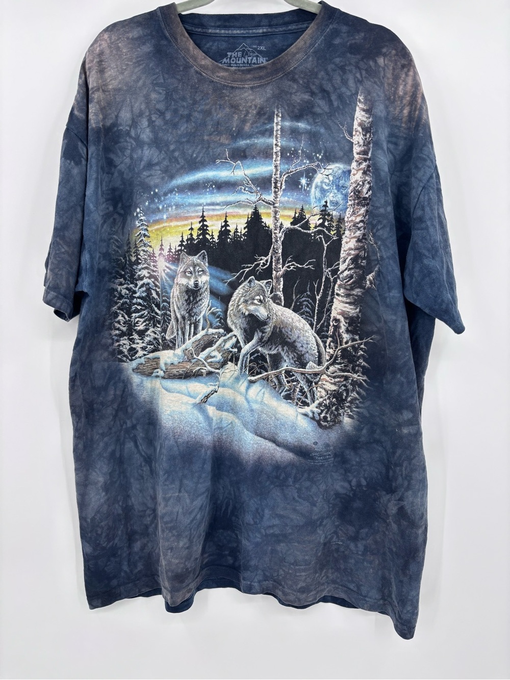 The Mountain Find 13 Wolves Gardner Artist Mystical Woodland Tee Shirt Size 2X